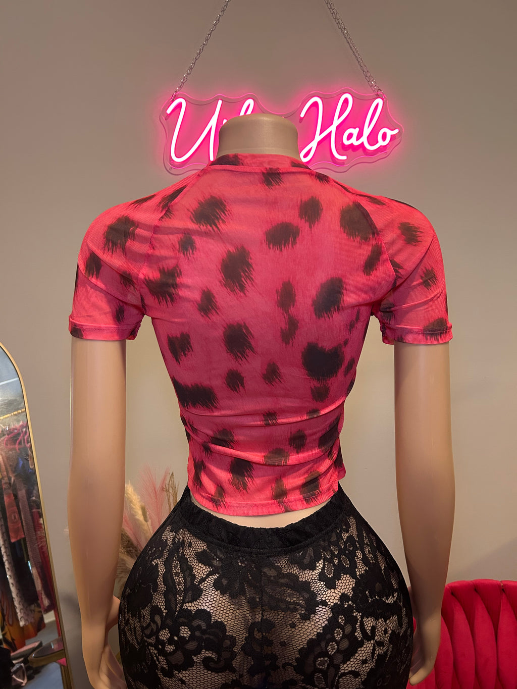 Tropical Love Mesh Tee