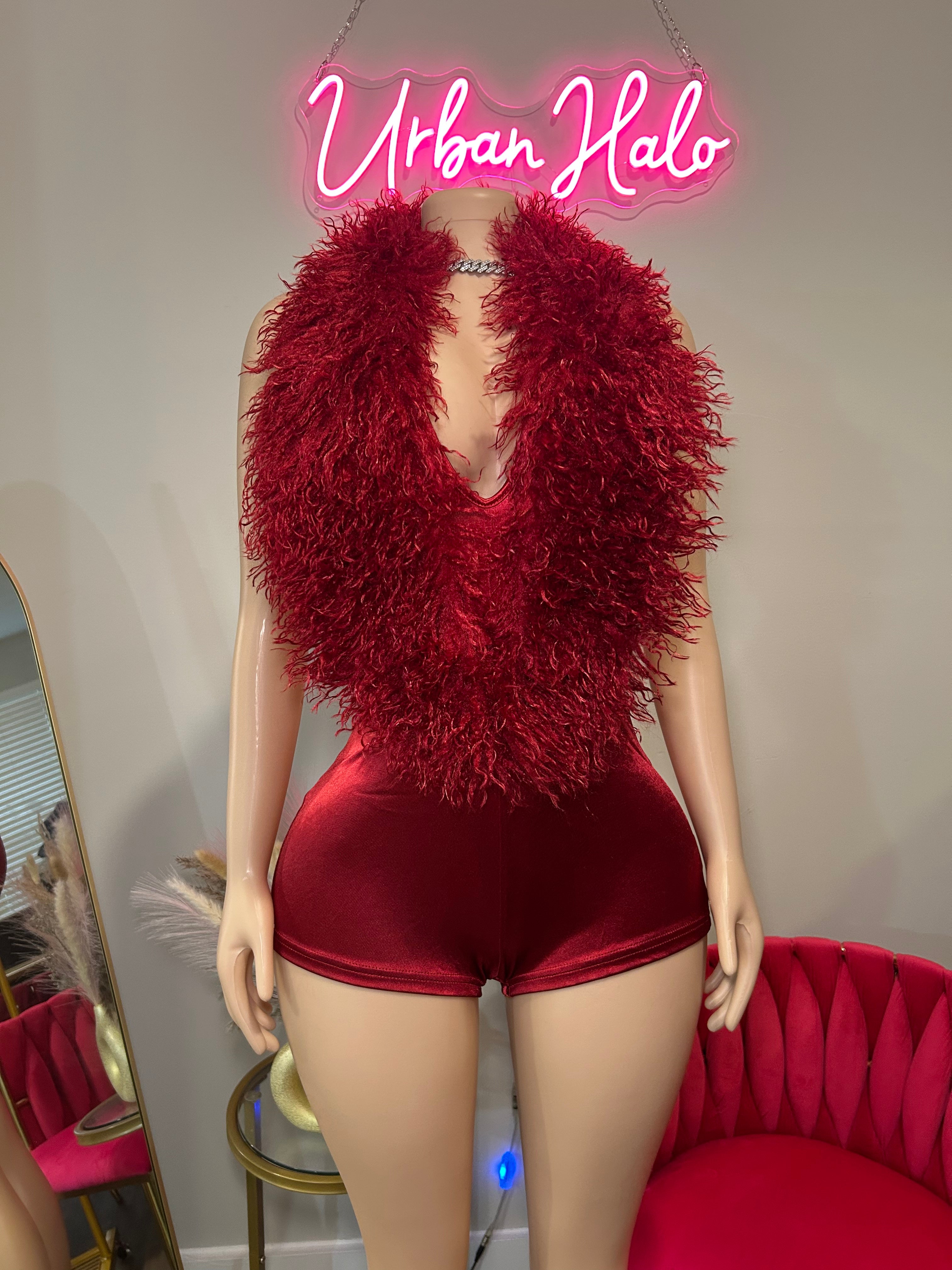 Feather Kiss Romper