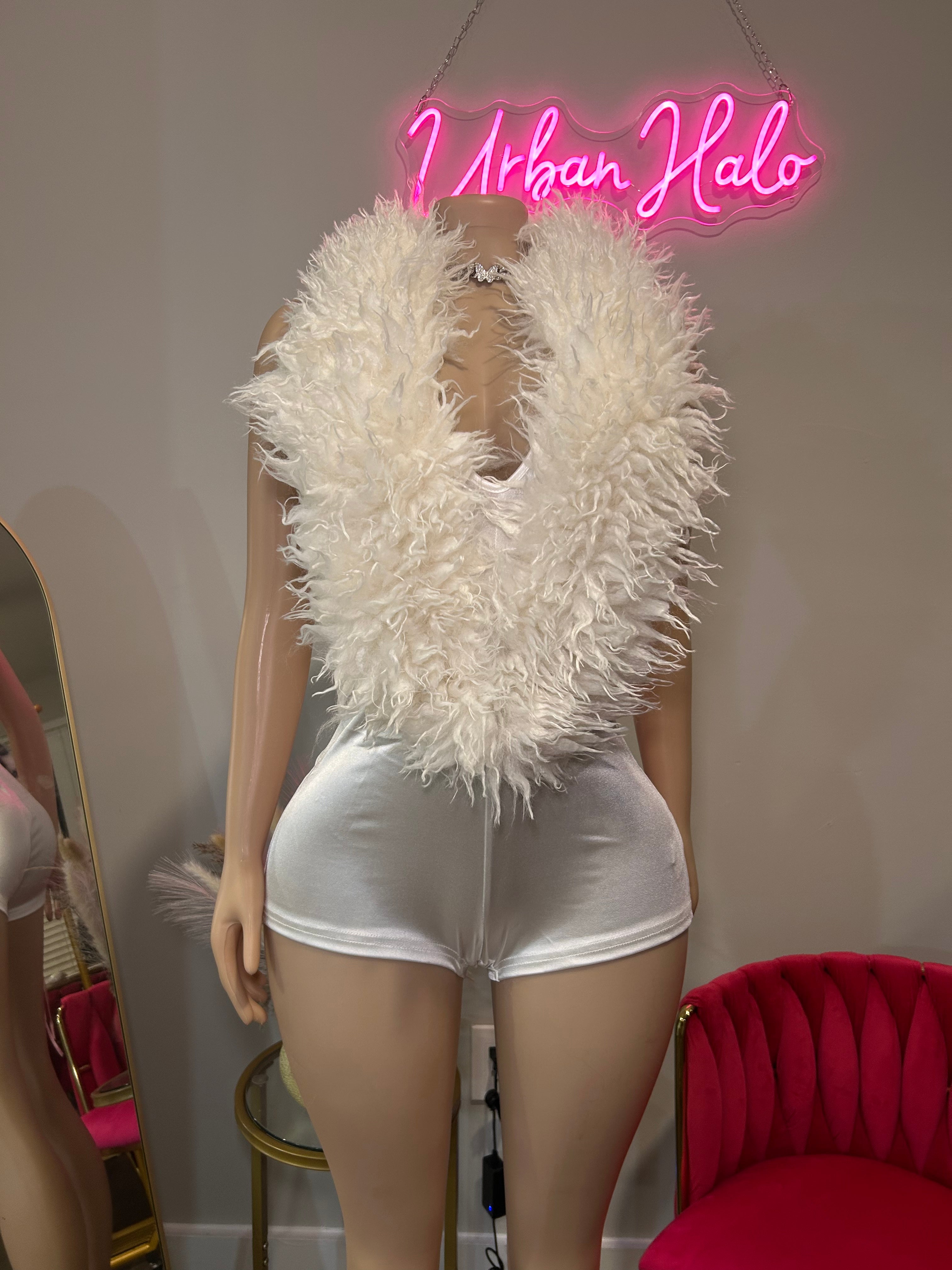 Feather Kiss Romper
